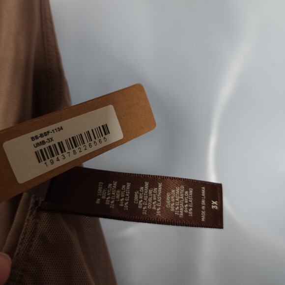 Skims All-In-One One Shoulder Bodysuit Catsuit in Umber Size 3X - Picture 8 of 8